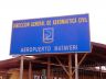 Easter island's Airport sign